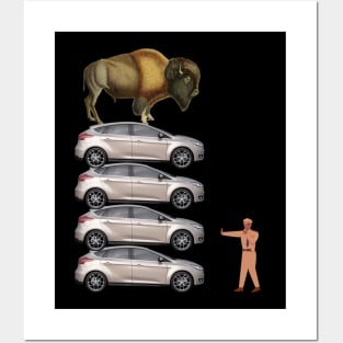 Car Climber 2 | Animal on Car | Funny Animal | Car Lover Posters and Art